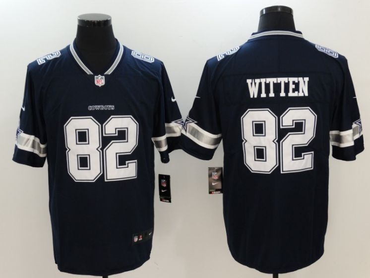 Men Dallas cowboys 82 Witten Blue Nike Vapor Untouchable Limited NFL Jerseys